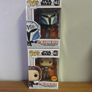 Funko Pop Bo-Katan Kryze with Blue and Gray Armor